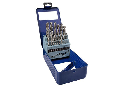 BlueSpot Tools HSS Drill Bit Set, 25 Piece