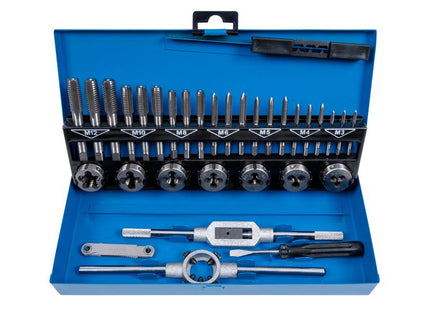 BlueSpot Tools Metric Tap and Die Set, 32 Piece