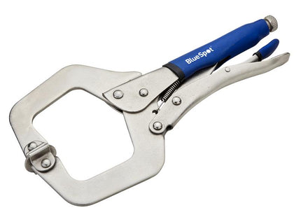 BlueSpot Tools Locking C-Clamp with Swivel Pads 280mm (11in)