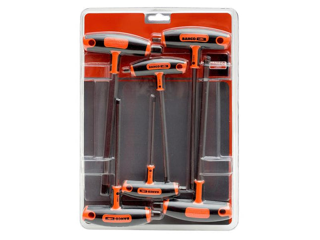 Bahco 903T-1 T-Handle Hex Screwdriver Set, 6 Piece