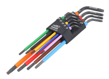 Bahco C1997TORX/9P Long TORX Coloured L-Key Set, 9 Piece
