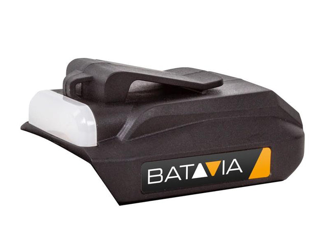 Batavia Battery USB Charging Adaptor & Flashlight 18V