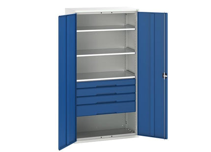Bott Verso Kitted Cupboard, 3 Shelf & 4 Drawer