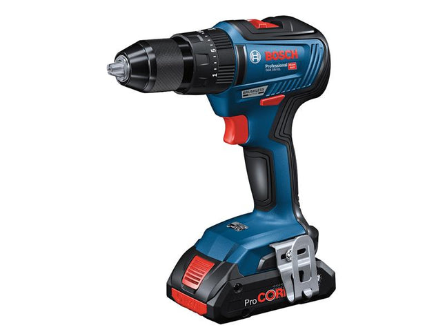 Bosch GSB 18V-55 Light Series Brushless Combi Drill 18V 2 x 2.0Ah Li-ion