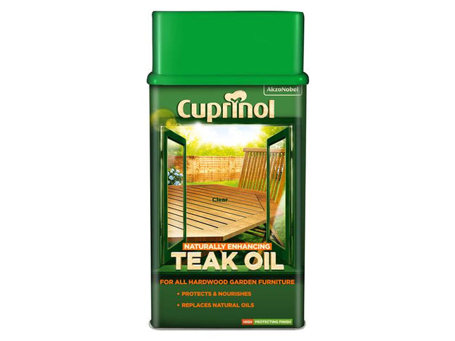 Cuprinol Naturally Enhancing Teak Oil Clear 1 litre