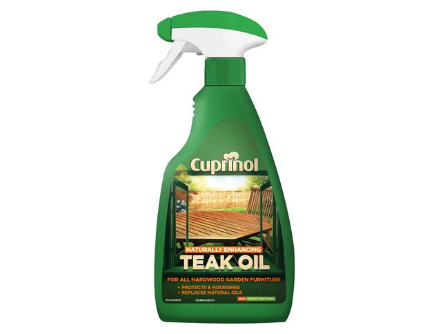 Cuprinol Naturally Enhancing Teak Oil Clear Spray 500ml