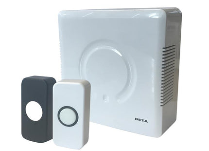 Deta Vimark Wired Door Bell Chime and Push Kit