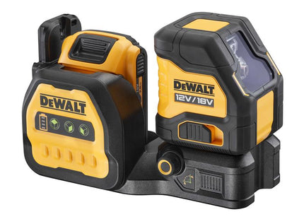 DEWALT DCE088D1G18 Self-Levelling Cross Line Green Beam Laser 12/18V 1 x 2.0Ah Li-ion
