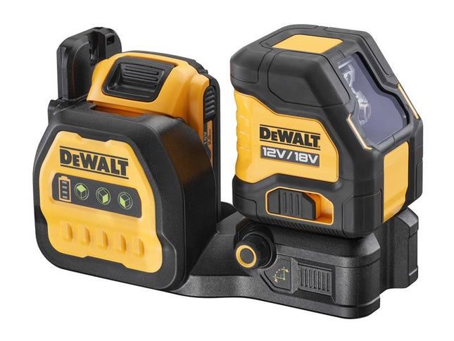 DEWALT DCE088D1G18 Self-Levelling Cross Line Green Beam Laser 12/18V 1 x 2.0Ah Li-ion