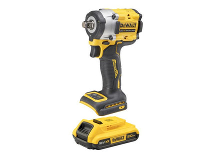 DEWALT DCF921D2T XR BL 1/2in Impact Wrench 18V 2 x 2.0Ah Li-ion