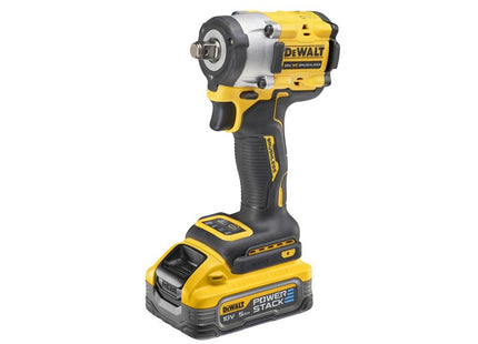 DEWALT DCF921H2T XR BL 1/2in Impact Wrench 18V 2 x 5.0Ah POWERSTACK Li-ion