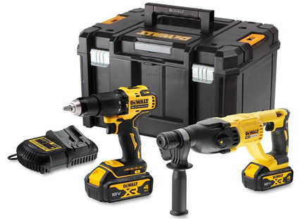 DEWALT DCK2070M2T XR Brushless Twin Pack 18V 2 x 4.0Ah Li-ion
