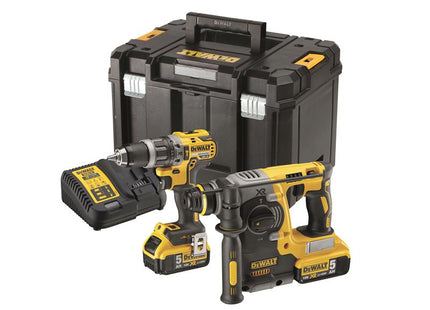 DEWALT DCK207P2T XR Brushless Twin Pack 18V 2 x 5.0Ah Li-ion