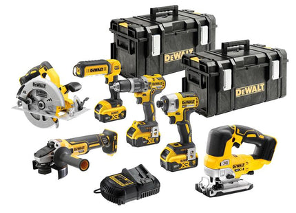 DEWALT DCK663P3 XR Brushless 6 Piece Kit 18V 3 x 5.0Ah Li-ion