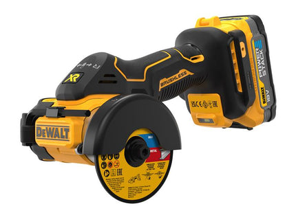 DEWALT DCS438E2T XR BL Cut Off Tool 18V 2 x POWERSTACK Li-ion