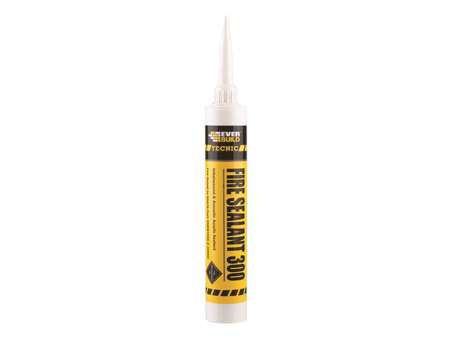 Everbuild Tecnic Fire Intumescent Sealant 300 Grey 380ml