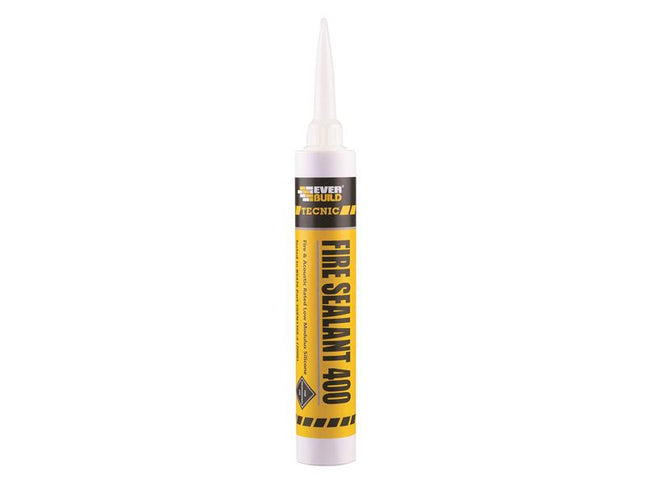 Everbuild Tecnic Fire Sealant 400 Black 380ml