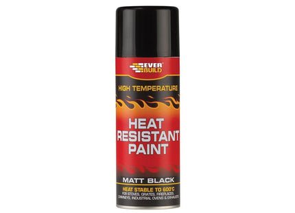 Everbuild Heat Resistant Paint Aerosol 400ml