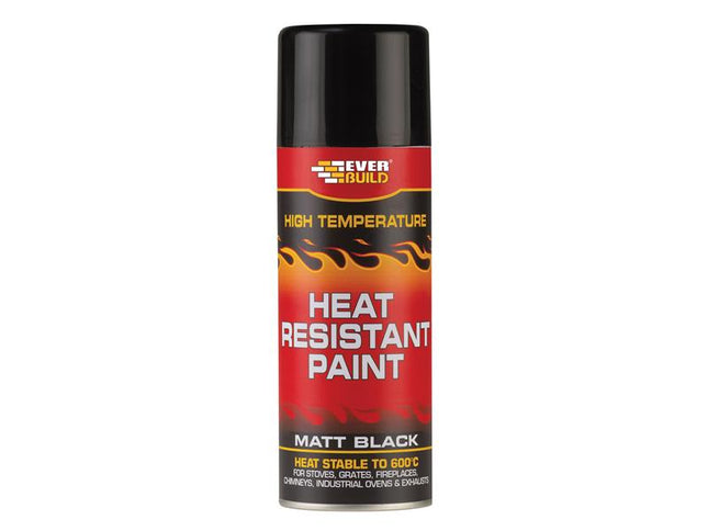 Everbuild Heat Resistant Paint Aerosol 400ml