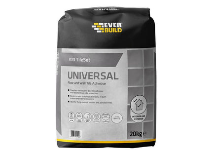 Everbuild 700 TileSet Universal Grey 20kg