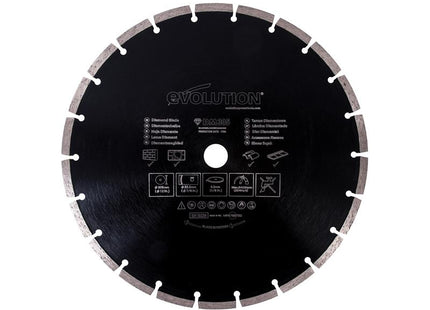 Evolution RAGE¨ Diamond Blade, Segmented Rim 305 x 22.2mm