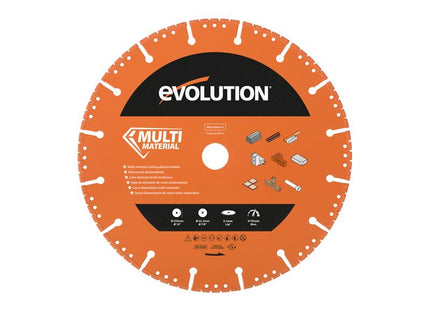 Evolution Multi-Material Diamond Demolition Disc Cutter Blade 255 x 22.2mm