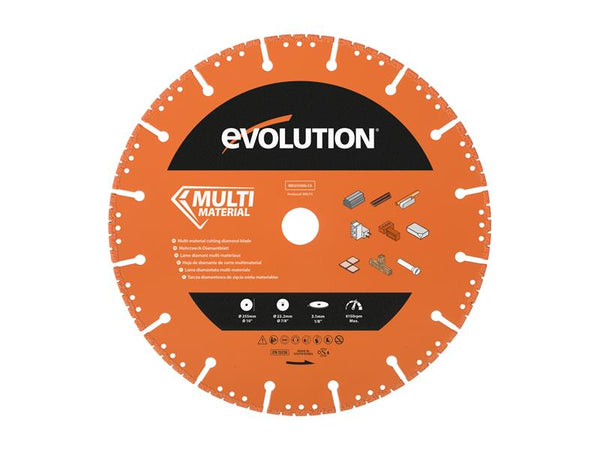 Evolution Multi-Material Diamond Demolition Disc Cutter Blade 255 x 22.2mm