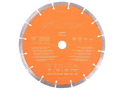 Evolution Premium Diamond Disc Cutter Blade 230 x 22.2mm