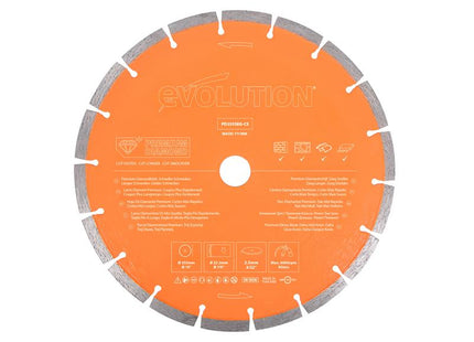 Evolution Premium Diamond Disc Cutter Blade 255 x 22.2mm