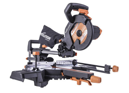 Evolution R210SMS-300+ Pro Multi-Material Sliding Mitre Saw 210mm 1500W 110V