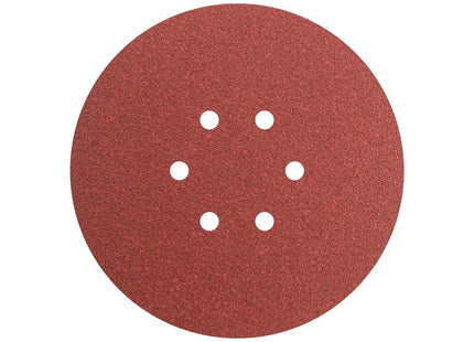 Faithfull Hook & Loop Sanding Disc DID2 Holed 150mm x 80G (Pack 5)