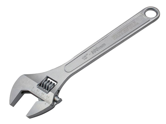 Faithfull Chrome Adjustable Spanner 300mm (12in)