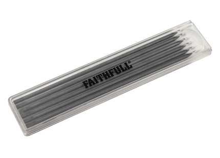 Faithfull Black Pencil Marking Refill Pack, 6 Piece