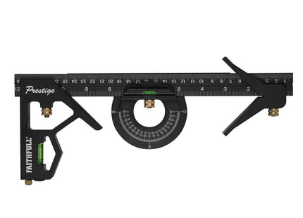 Faithfull Prestige Combination Square Set 300mm (12in)