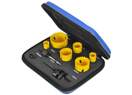 Faithfull Professional Holesaw Kit, 9 Piece
