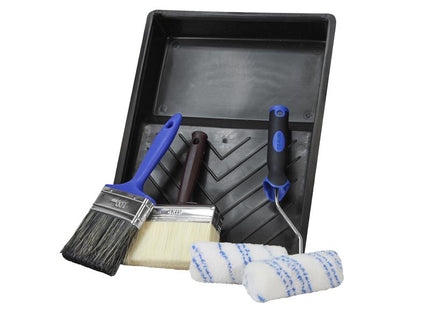 Faithfull Wood Care Paint Brush & Roller Kit, 6 Piece