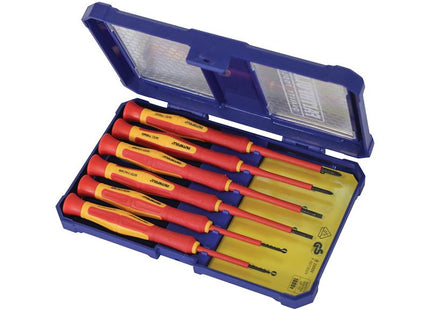Faithfull Precision VDE Screwdriver Set, 6 Piece