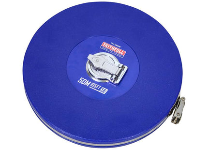 Faithfull Rounded Long Tape 50m/165ft (Width 13mm)