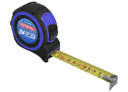 Faithfull Trade Tape Measure 8m/26ft (Width 25mm)