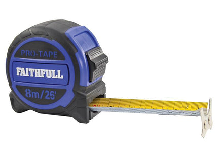 Faithfull Pro Tape Measure 8m/26ft (Width 32mm)