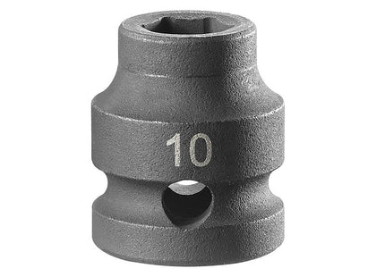 Facom 6-Point Stubby Impact Socket 1/2in Drive 10mm