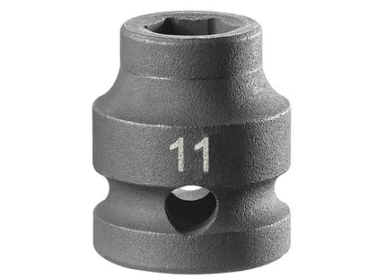 Facom 6-Point Stubby Impact Socket 1/2in Drive 11mm