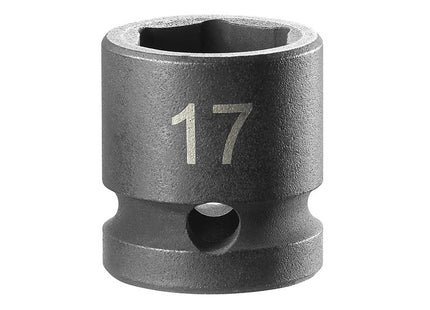 Facom 6-Point Stubby Impact Socket 1/2in Drive 17mm