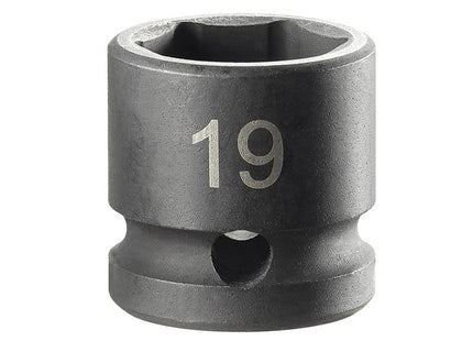 Facom 6-Point Stubby Impact Socket 1/2in Drive 19mm