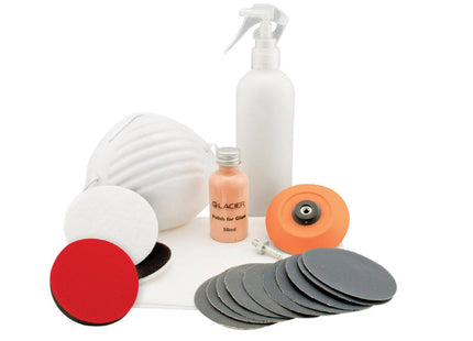 Flexipads World Class GLACIER Advanced Glass Polishing Kit