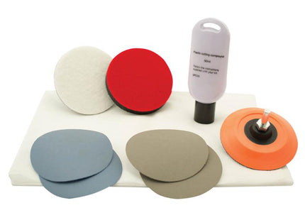 Flexipads World Class Plastic Scratch Repair & Polishing Kit