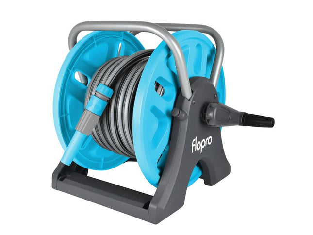 Flopro Flopro NeverKink EasyReel Complete Hose Reel Set 25m