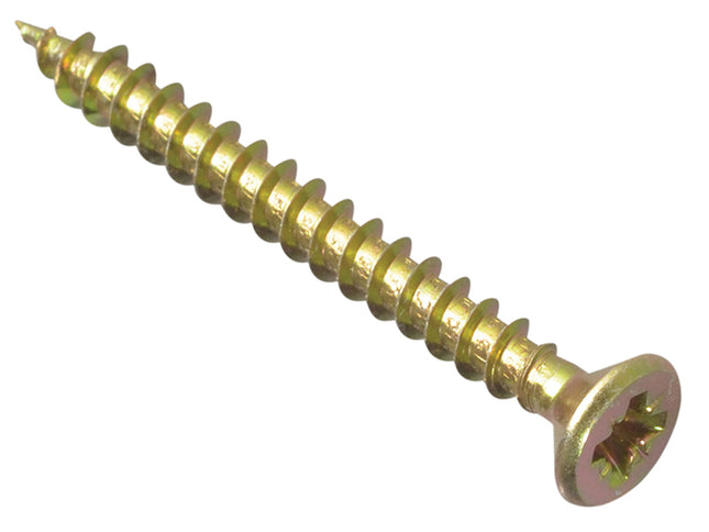 ForgeFix Multi-Purpose Pozi Compatible Screw CSK ST ZYP 4.0 x 40mm Tub 1200