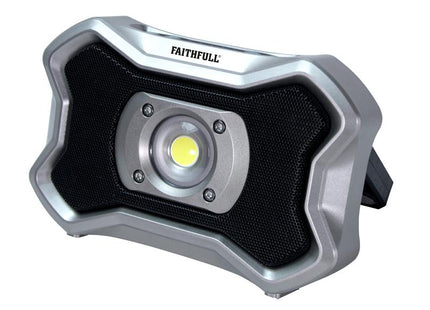 Faithfull Power Plus Rechargeable Work Light with Speaker 20W
