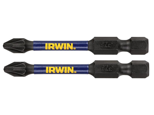 IRWIN Impact Pro Performance Screwdriver Bits PZ2 57mm (Pack 5)